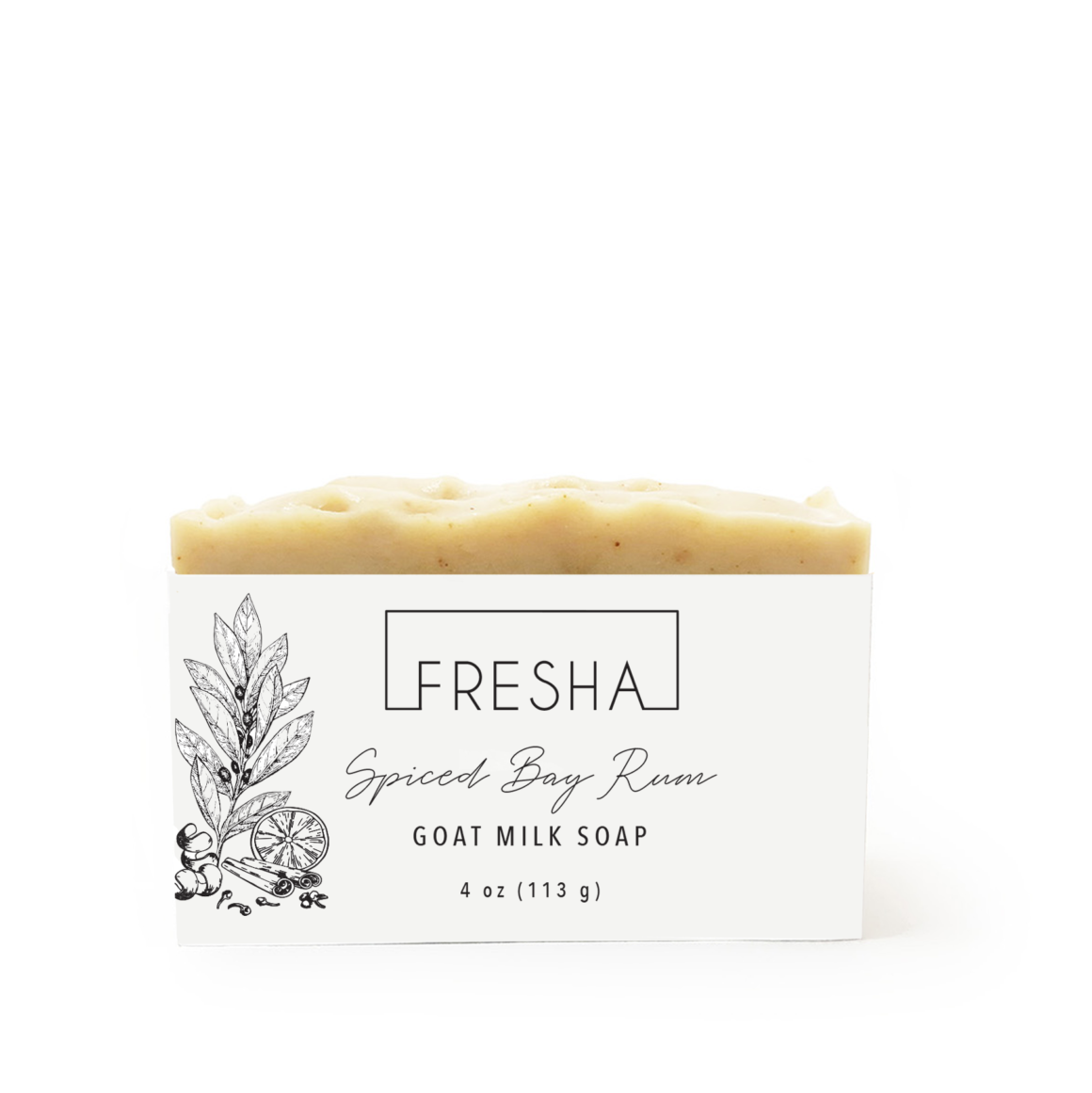Spiced Bay Rum Goat Milk Soap Fresha Soap Co.