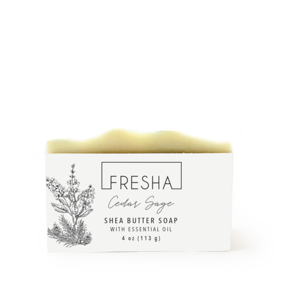 Cedar Sage Shea Soap