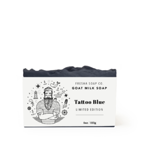 Tattoo Blue Goat Milk Soap